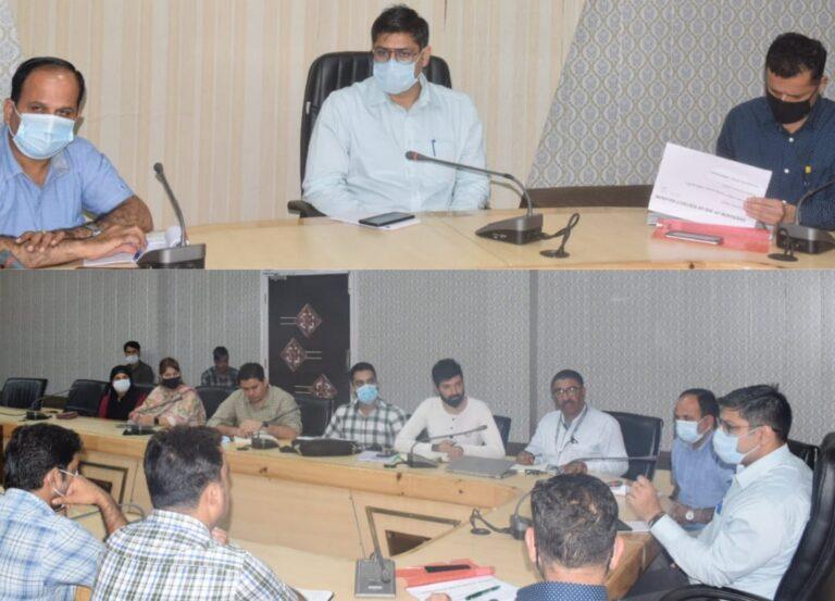 Rajouri: DC calls for collective efforts to cover left out beneficiaries under AB-PMJAY