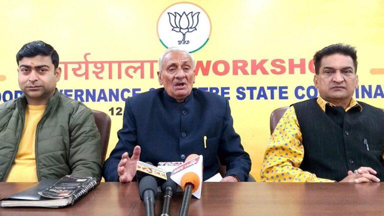 Senior BJP leader Kuldeep Raj Gupta is no more