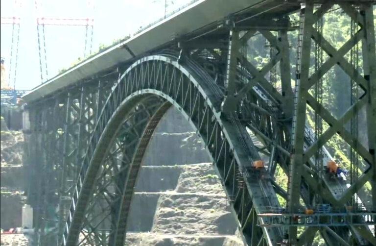 World’s highest Chenab railway bridge inaugurated today