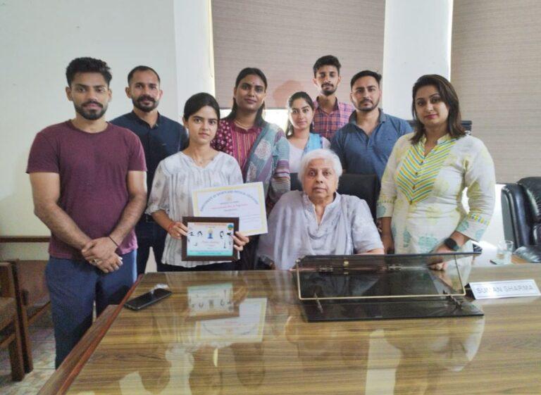 Trikuta College of Physical Education students participated in Yoga Camp