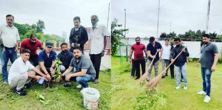 BJP OBC Morcha Organize Plantation Drive At Rs Pura