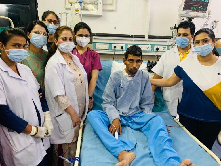 High risk Heart Valve Surgery in a Polio  Patient performed at SSH, Jammu