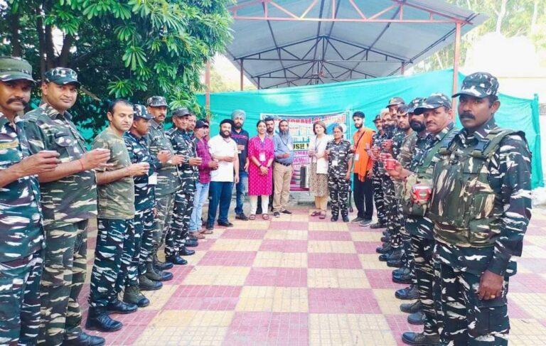 Ayush Jammu Organises Immunity Booster Kwath Distribution to CRPF BN-76