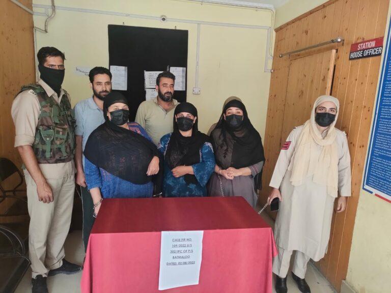 Five including husband, in-laws arrested in murder case of lady at Bemina: Police