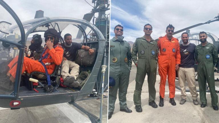 IAF rescues Israeli national from high-altitude area in Ladakh