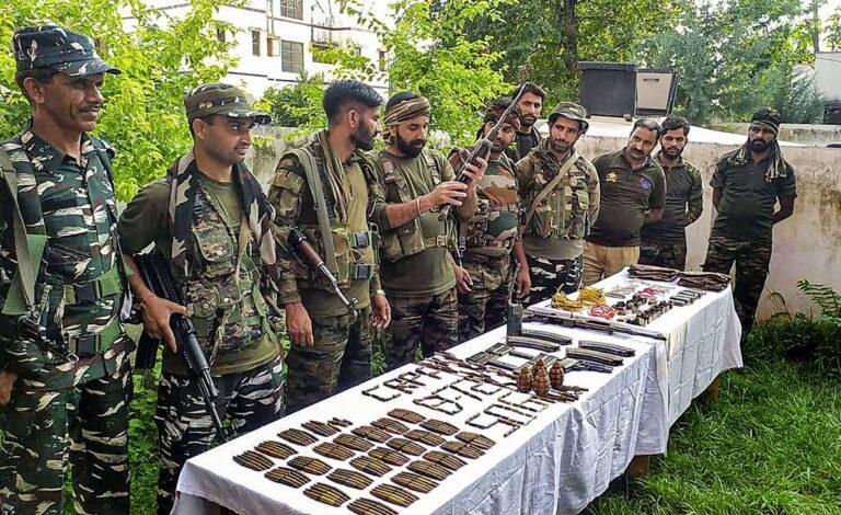 Cache of assault weapons recovered along Indo-Pak border in Punjab