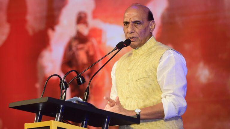 Anyone casting evil eye on India, will get befitting reply: Rajnath