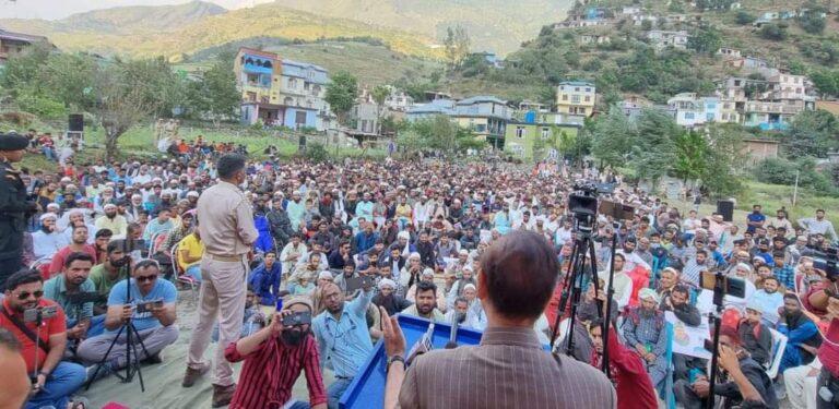 Will fight to restore Statehood, Jobs and Land Rights-Azad in Drabshalla area of Kishtwar