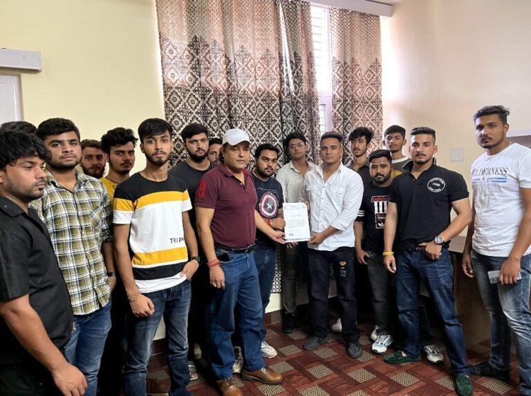 IHRO J&K announce Akash Bhagat as youth President Jammu Province