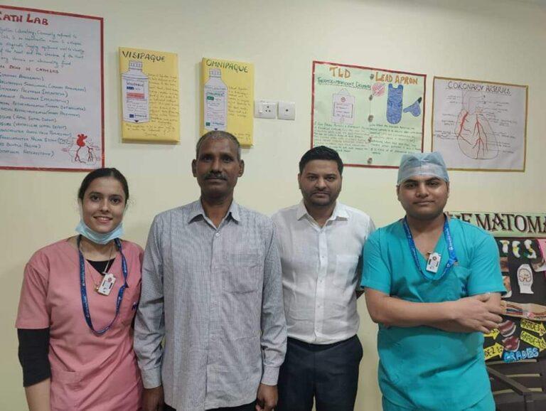 Man with acute ST Elevation Myocardial Infarction successfully operated at SMVD Narayana Hospital