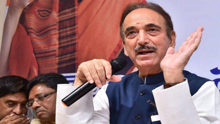Ghulam Nabi Azad elected chairman of Democratic Azad Party
