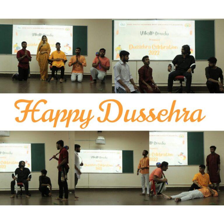 Vikalp SMVDU Celebrates Dussehra on Campus