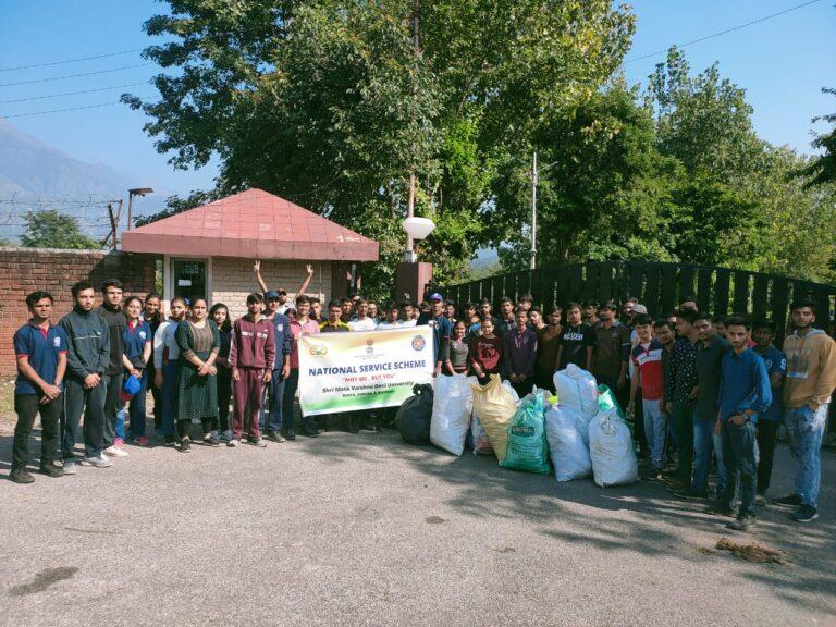 NSS, SMVDU Organizes Mega Cleanliness Drive