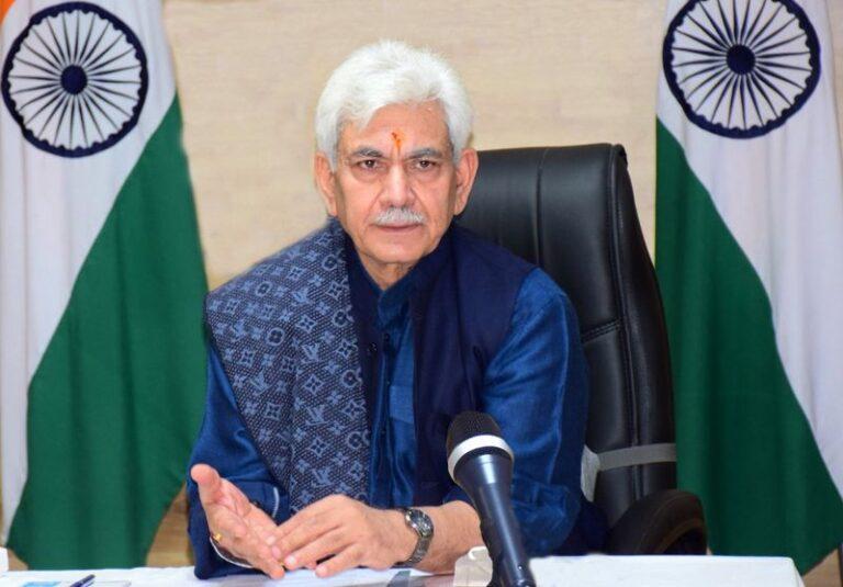 LG Sinha expresses grief over death of DG Prisons