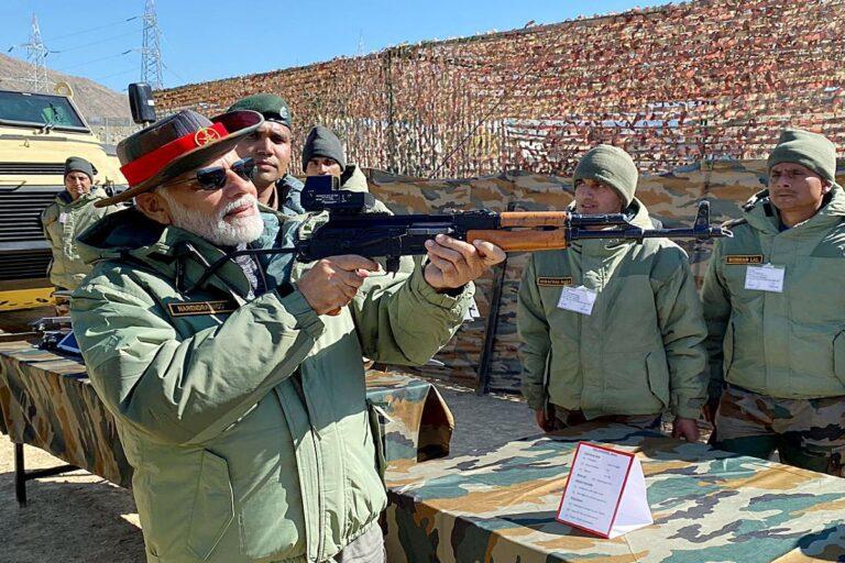 Induction of women officers in armed forces will boost India’s strength: PM Modi in Kargil