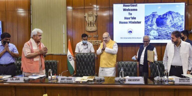 Home Minister Amit Shah tells Security Top brass: Time to give J&K freedom from militancy