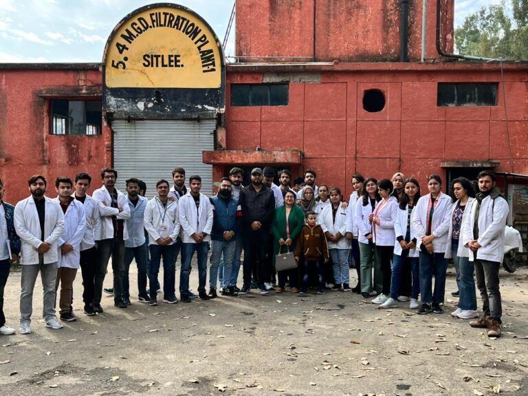 GAMC&H Akhnoor students visited Sitlee Water Purification Plant