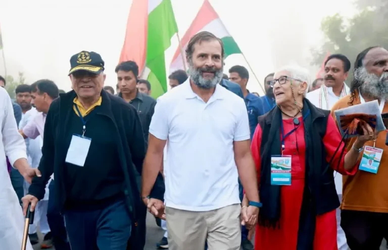 Bharat Jodo Yatra: Ex-Navy chief Admiral Ramdas joins Rahul Gandhi