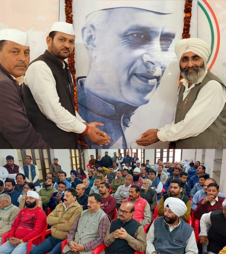 Congress Seva Dal pays tribute to Jawaharlal Nehru on the birth anniversary