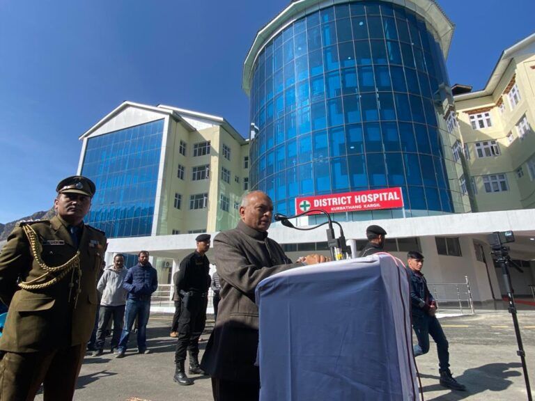 L-G Mathur inaugurates 300-bed hospital in Kargil