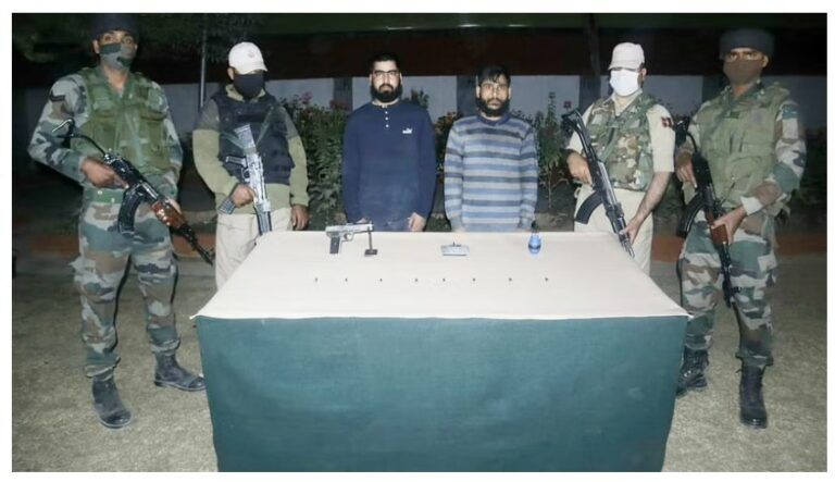 Two LeT Terrorists Arrested With Arms And Ammunition In Sopore: J&K Police