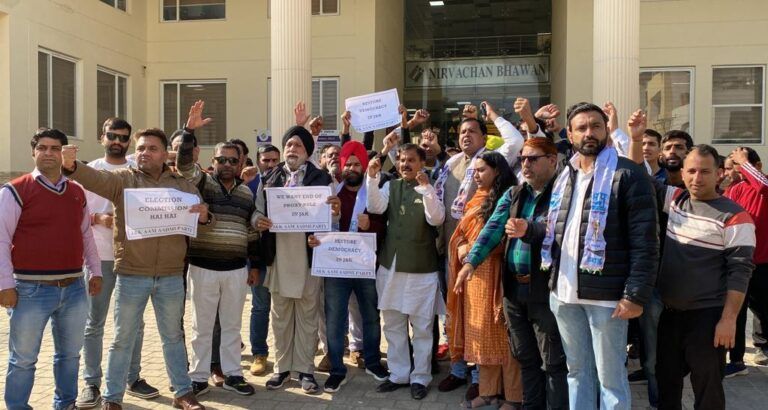 Vested interests denying democratic rights to people of J&K: Harsh Dev