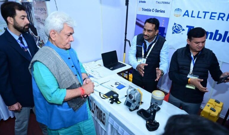 L-G Manoj Sinha launches spatial data infra initiative JKRIS, g-SAM mobile app
