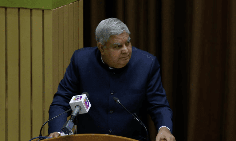 “Judiciary cannot become legislature or executive,” says Vice President Jagdeep Dhankar