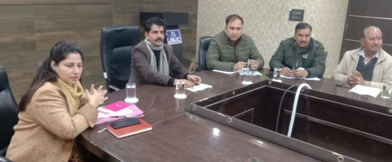 Sh. Ajay Gupta, Chaired meeting of Social Justice Committee at Conference Hall, Jammu Municipal Corporation