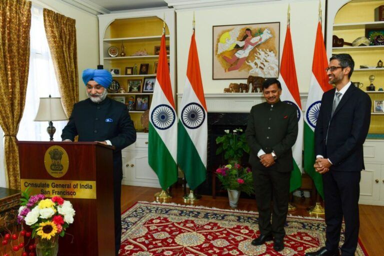 India’s envoy to US hands over Padma Bhushan to Google CEO Sundar Pichai