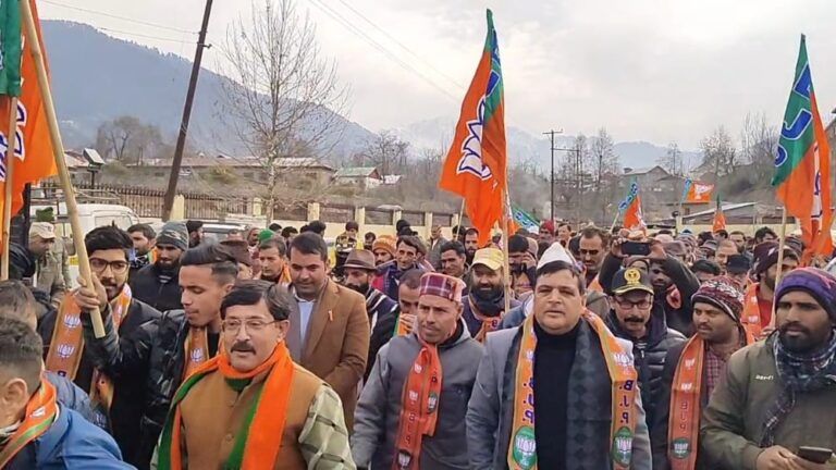 Govt approves Chatargalla Tunnel, BJP workers took out gratitude rally in Bhadarwah