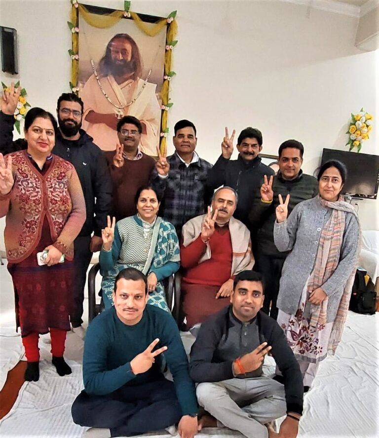 The Art of living Jammu Chapter Conducted Happiness<br>Courses – Workshops on Yoga, Pranayama and Meditations