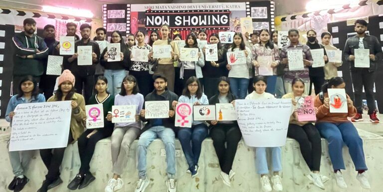SMVDU organizes Poster Making Competition on sexual harassment at workplace