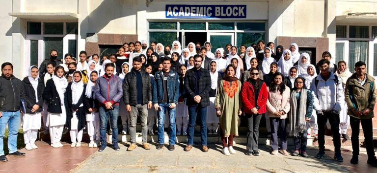 The Business School, Bhaderwah Campus University of Jammu, organised a campus visit for 11th and 12th class students of Girl’s Higher Secondary School Bhaderwah to Bhaderwah Campus on 16th December 2022