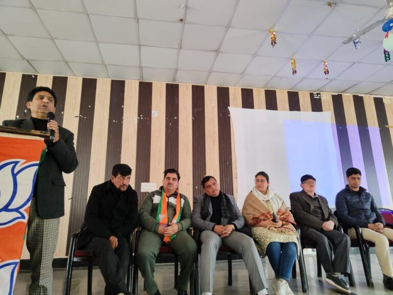 BJP paid tributes to Atal Bihari Vajpayee on his 98th birth anniversary in Bhadarwah
