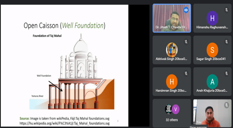 SMVDU Organises a Talk on “Well Foundation: An Overview”