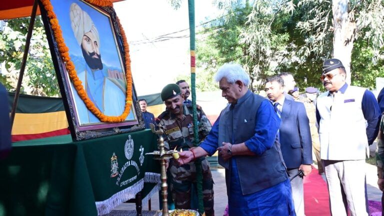 Lt Governor pays tributes to General Zorawar Singh on his death anniversary