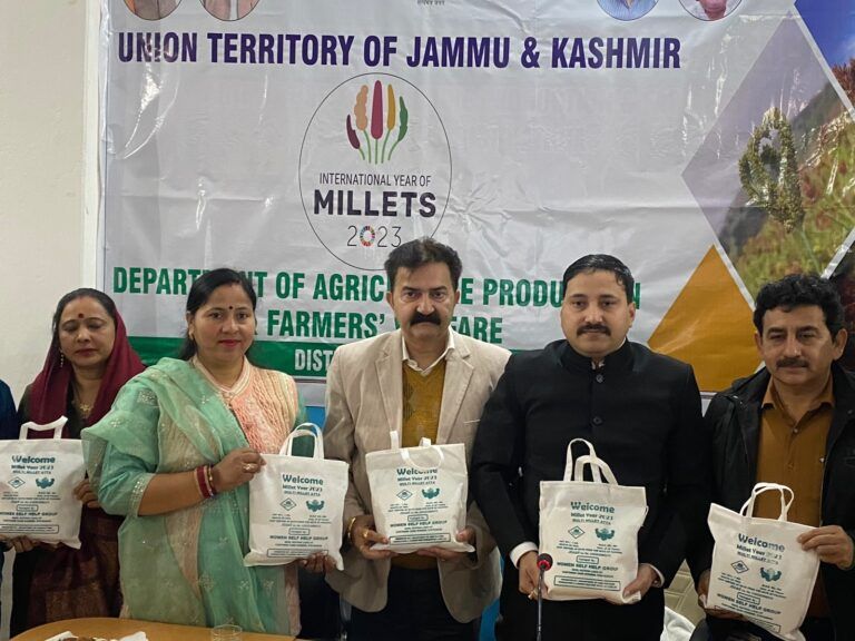 DC Kathua calls for proper hand holding of farmers to encourage millet cultivation