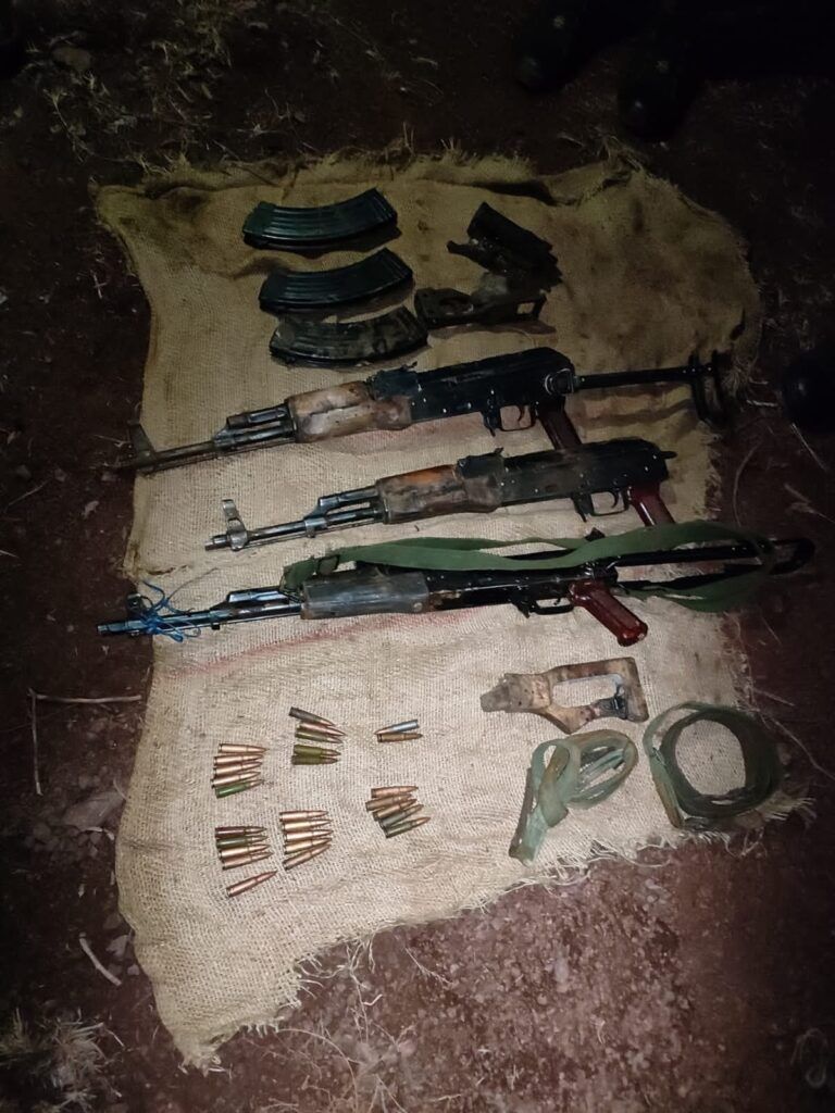AK-47 rifles, magazines recovered in Poonch
