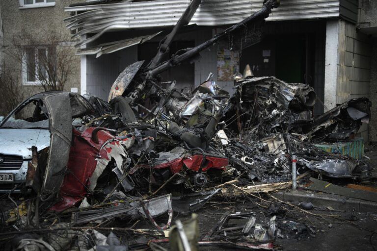 Kyiv helicopter crash kills 18 top Ukraine officials dead