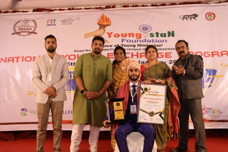 Members of LFO-BHF received Pride of Young Hindustan National Award 2023.