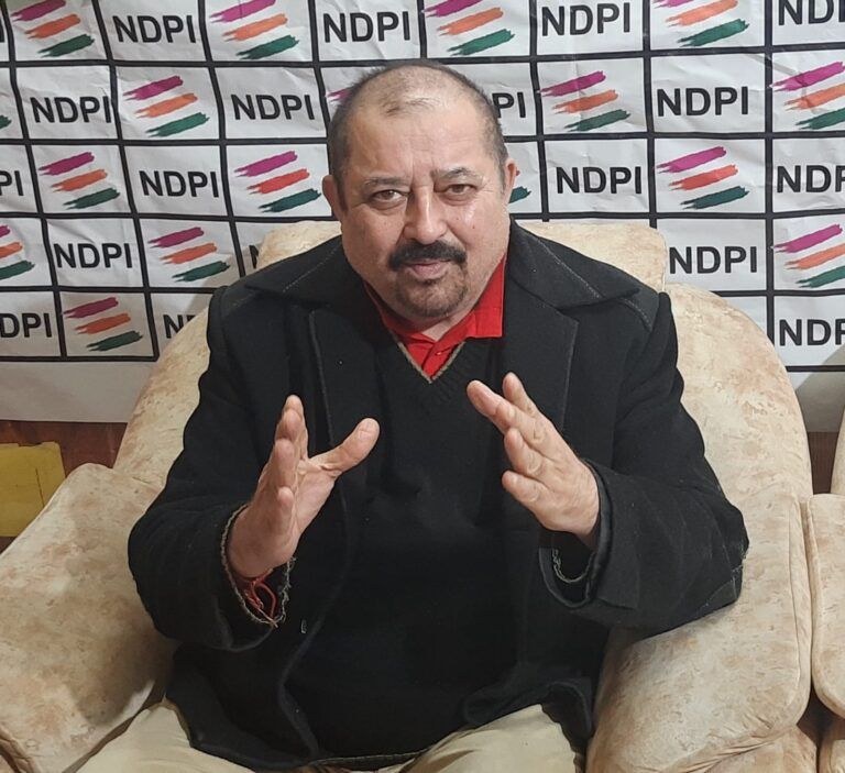 BJP betrayed Jammu mandate: NDPI chief