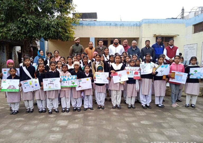 Anti Crime Organises Drawing (Painting) Competition at GMS-Bishnah
