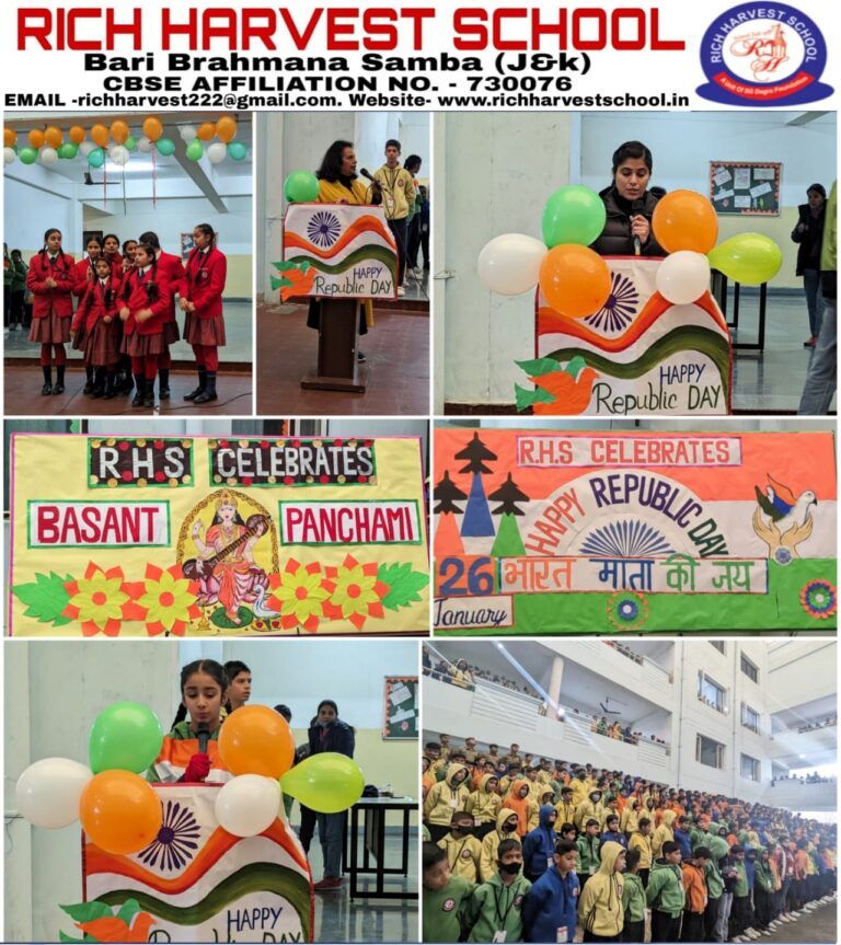 Republic Day Celebrated at Rich Harvest School