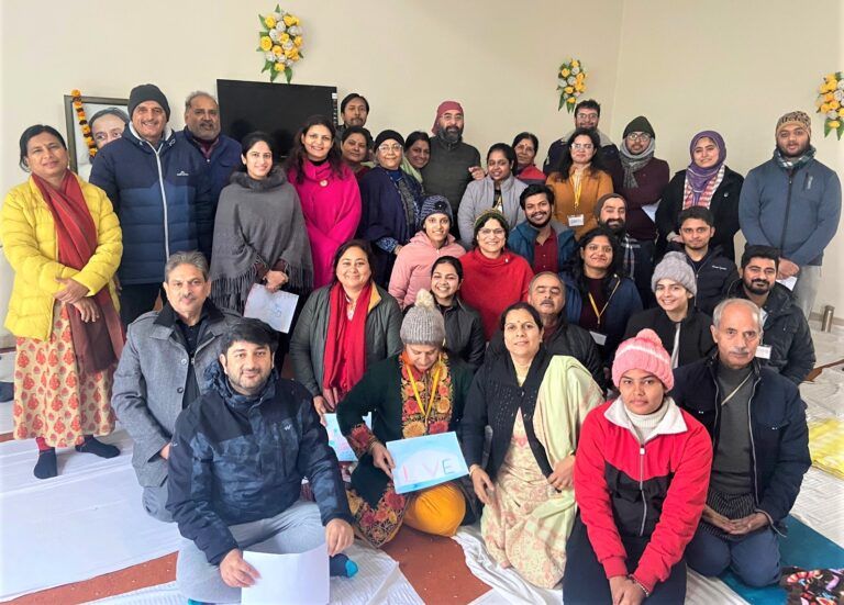 Advance Meditation Program “Silence Retreat” of Art of living<br>Organised at Gian Mandir Trikuta Nagar Jammu.