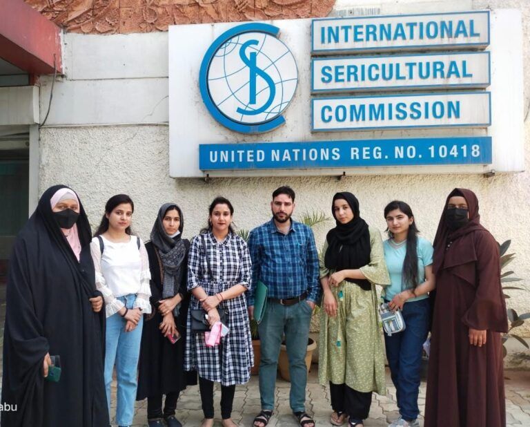 Students of Poonch Campus visit Central Silk Board, Bangaluru