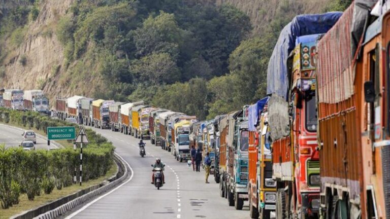 Jammu-Srinagar National Highway remains closed for vehicular traffic for third consecutive day