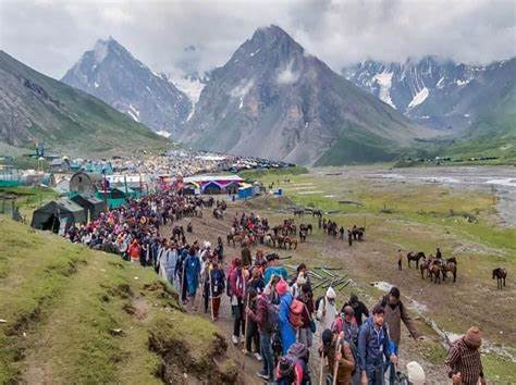 Another Batch of Pilgrims Sets Off for Amarnath Shrine Amid Heightened Security Measures