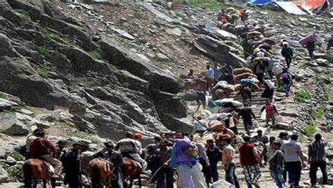 Over 7,000 Pilgrims Embark on Amarnath Yatra, Departing for Twin Base Camps from Jammu