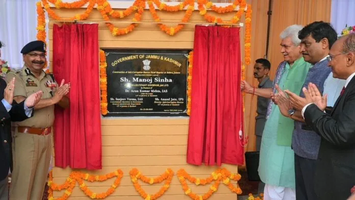 Lt-Governor-Sh-Manoj-Sinha-laid-foundation-stone-of-Anti-Corruption-Bureau-Headquarters-at-Sidhra-1-696×392-1